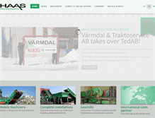 Tablet Screenshot of haas-recycling.com
